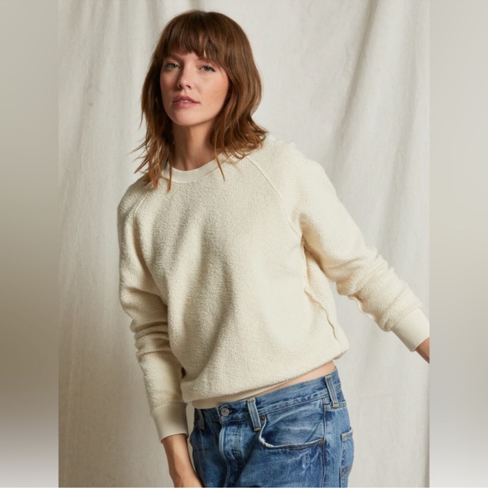 Perfectwhitetee Ziggy Inside Out Fleece Sweatshirt Sugar XS